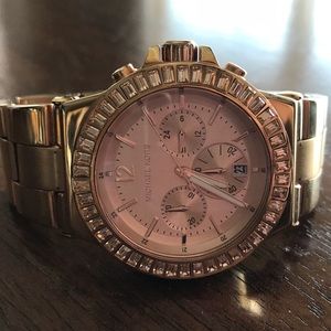 Michael Kors gold/rose gold watch